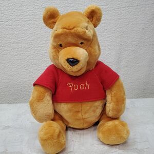 Vintage Walt Disney World Winnie The Pooh Bear Plush Approx 17" Knit Sweater